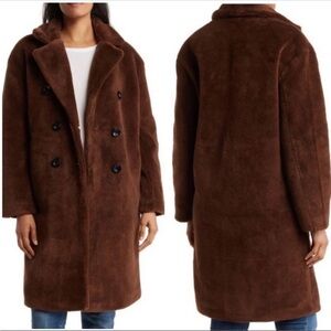 Rebecca Minkoff Brown Teddy Coat